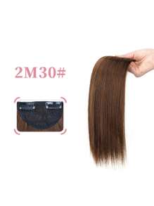 Synthetic Fiber Clip-In Hair Extensions, Invisible Root Hair Topper, Straight Clip-In Wig, Top Hair Volumizing Pad, Hair Density Increase, Unisex, Easy To Use - Multicolor - View 23