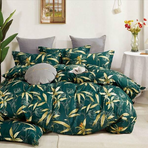 1SET Conjunto de algodão estampado da série primavera