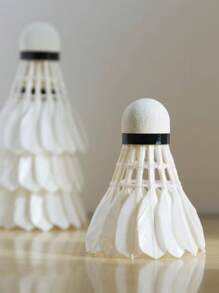 1pc Feather Shuttlecock Bucket, High-Speed Training Badminton Shuttlecocks With Great Stability, Suitable For Professional Competitions, Outdoor Games, Corporate Events