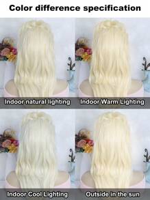 Peluca de mujer clásica rubia retro con ondas tipo beehive con flequillo - Sintética resistente al calor | Moño rizado suelto para uso diario, disfraces vintage de los años 50-80, fiestas, escuela, vacaciones y festivales, cosplay | Estilo encantador y elegante | Regalo perfecto para cumpleaños, Día de la Madre, Acción de Gracias y Navidad, accesorios para actuaciones en el escenario - Dorado - Ver 7