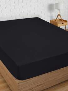 Utopia Bedding 1 Pc Fitted Sheet [EXPRESS DELIVERY] – 35 Cm Deep Pocket Soft Microfiber Bottom Sheet For Mattress Protection – Fade Resistant, Shrink Proof, Wrinkle-Free Finish, Machine Washable, Easy-Care Bedding For Bedroom & Guest Room Decor - Black - View 1