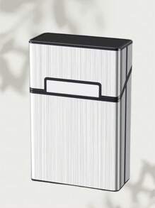 1pc Customized Metal Cigarette Case With Name Engraving, Personalized Gift For Loved Ones, Family, And Friends - Multicolor - View 9