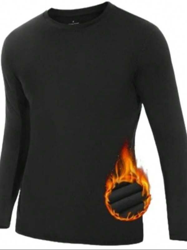 Segunda Pele Térmica Flanelado Frio Intenso Preto Proteção Uv+50 Masculino Feminino Unissex