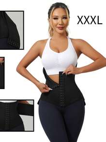 1 pièce Ceinture de taille double couche pour le fitness et le yoga pour femmes, gaine de taille amincissante pour l'entraînement au printemps/été