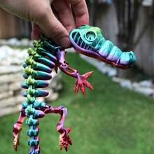 Crocodile Toy Model - Stress Relief Toy - Holiday Gift - Gift - Ornament - Easter Gift - April Fool's Day Gift - Halloween Gift - Christmas Gift - Multicolor - View 2