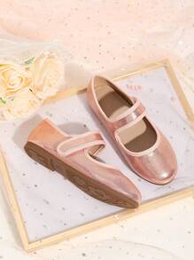 Fashionable Flat Shoes, Girl Korean Style Elegant Casual Shoes For Autumn And Winter - Pink - View 2