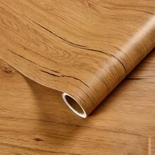 1 Rolle dunkelbrachnes Holz Kontaktpapier Heim Dekoration Holz Tapete Abzieh- und Klebe-Folie wasserfest Vintage Holzoptik Kontaktpapier selbsthaftende strukturierte Holzmaserung Vinyl Folie für Schlafzimmer, Küche, Geschenke, Geburtstag, Abschluss, Zimmer Deko, Wanddeko, Badezimmer Deko, Schlafzimmer Deko, Raumdekoration, Wohnzimmer Deko, Haus Dekoration, Heimdekoration, Wohnzimmer Wandkunst, Wandsticker