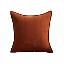 1pc Chenille Sierkussenhoes, Geschikt voor Woondecoratie, Woonkamer, Slaapkamer, Autostoel, Bank, Alle Seizoenen, Modern & Minimalistisch Design