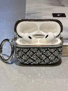 Luxury Bling Diamond Rhombus Design Protective Case For AirPods 4, 2024 Model, AirPods 1/2/3/5, And AirPods Pro 2
