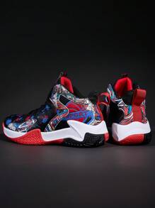 Zapatillas de baloncesto para niños, zapatillas deportivas antideslizantes para todas las estaciones, zapatillas para adolescentes para excursionismo y uso casual