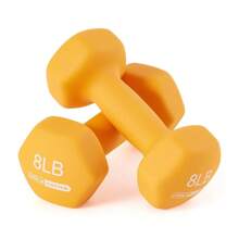 Dumbbell Weight Set W/ 3, 5 And 8 Pound Weights Storage Rack(Open Box) - 1 - View 7