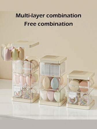 حاوية متعددة الطبقات لإسفنجة المكياج مقاومة للماء ، صندوق تخزين ، غطاء دوار شفاف ، حقيبة واقية من الغبار ، ديكور الغرفة ، حقائب ، حقيبة مكياج ، مكياج ، سفر ، حقيبة مكياج ، ضروريات السفر ، منظم ، تخزين ، ضروريات السفر ، منظم مكياج ، حقائب مكياج ، منظم مكياج ، منظم ، حقيبة أدوات التجميل ، منظم المكتب ، حقيبة مستحضرات التجميل ، حقيبة مكياج ، منظم مكياج ، ملحقات الزينة ، حقيبة مكياج ، حقائب مكياج ، صندوق مجوهرات ، حقيبة ، حامل فرش المكياج ، حامل الفرش ، منظم العطور ، حقيبة ، هدايا للنساء ، هدايا عيد الميلاد ، أفكار هدايا للنساء