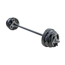 US Weight 43 LB Barbell Weight Set With 55" Adjustable Bar - Home Gym Strength Training Equipment