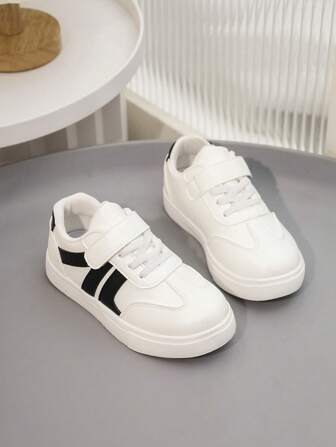 Barn, flickor våren 2025, nya färgblock sporthalkssäkra sneakers, lämpliga för vår och höst