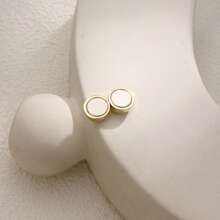 4pcs/Set Magnetic Hijab Pins, Women Accessories For All Seasons - Brown - View 3