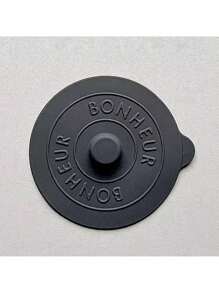 1 paquete de tapas de silicona para tazas - Tapas universales a prueba de polvo para tazas, tazas de té, vasos - Estilo nórdico gris, amarillo, negro, blanco y otros - Para uso en oficina y hogar - Regalo perfecto para familia, colegas, amigos - Ideal para Halloween, Navidad