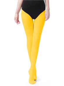 1 Pair Plain Color Tights, Yoga Dance Sports Socks - Multicolor - View 18