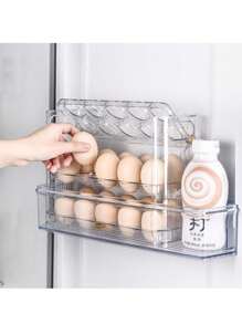Kitchen Organizer Egg Storage Holder - Clear - View 5