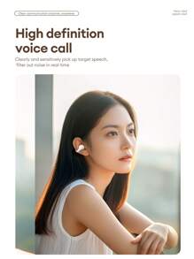 Lenovo LP25 Earphone Bluetooth dengan Casing Pelindung, Earbud Olahraga Konduksi Tulang, Bluetooth 5.4, Suara Surround, Peredam Kebisingan ENC, Gaming Latensi Rendah, Daya Tahan Baterai Lama, Kontrol Sentuh Cerdas, Nyaman, Kompatibel dengan Perangkat Apple & Android - Casing Pelindung Hitam + Hiu - View 8