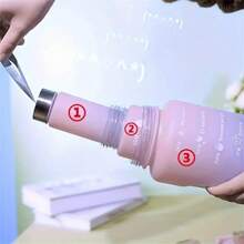 3 件装 280ml、750ml、2000ml 大容量塑料渐变水杯 户外运动水杯 直饮水瓶 方便携带
