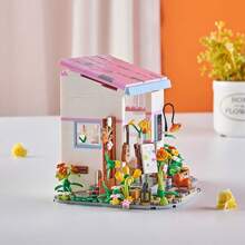 WLtoys Three Miniature Building Blocks Japanese City Architecture DIY Shop Street View House Model Building Blocks Gift Gift Gifts For Kids