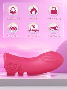 Vibrador de dedos, juguetes sexuales para adultos para mujeres, juguetes para adultos con 10 funciones de vibración y calefacción, vibradores para clítoris, punto G, pezones y mariposa, herramientas de placer sexual para mujeres, mini vibradores, juguetes sexuales para parejas