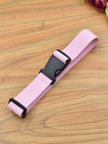 1 pieza Cinturón elástico ajustable, 1 pieza Cinturón con hebilla elástica ajustable de moda y sencillo, Accesorios