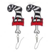 复古时尚亚克力双面耳环