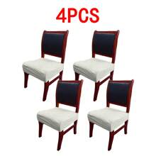 1/2/4/6pcs Thickened Corn Fleece Cushion Covers, Square Chair Pad Seat Covers For Dining Room, Kitchen, Chair Sofa, Removable Soft Cushion Slipcovers - Multicolor - View 47