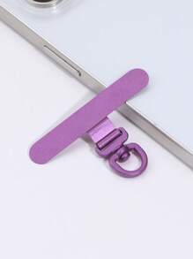 Phone Tether Tab,360° Rotatable Ultra-Thin 0.2mm Bending Design Universal Stainless Steel Phone Lanyard Metal Patch