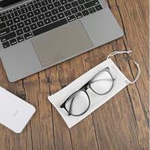 5pcs Microfiber Sunglasses Pouch, Dust-Proof Sunglasses Bag, Soft Sunglasses Sleeve, Eyeglasses Carrying Case With Drawstring, Cleaning Cloth And Small Tool, Suitable For Men, Women, Students, Elderly - Multicolor - View 6