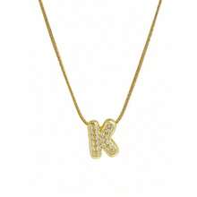 26pcs Stainless Steel English Alphabet Pendant Necklace, Fashion Accessory