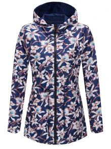 Giacca casual donna a doppio lato, con maniche lunghe