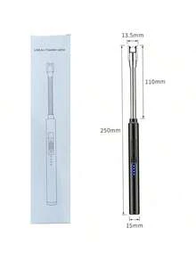 Electronic Lighter, USB Charging, Travel, Home, Kitchen, C - 銀色 - 查看 2