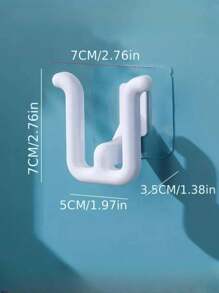 5-Piece Colorful Self-Adhesive Shoe Rack - Waterproof, Wall-Mounted Shoe Hook For Bathroom, Kitchen And Bedroom Decoration | Space-Saving, Easy To Home Bathroom Decor Bathroom Organizer Fall Decor Back To School