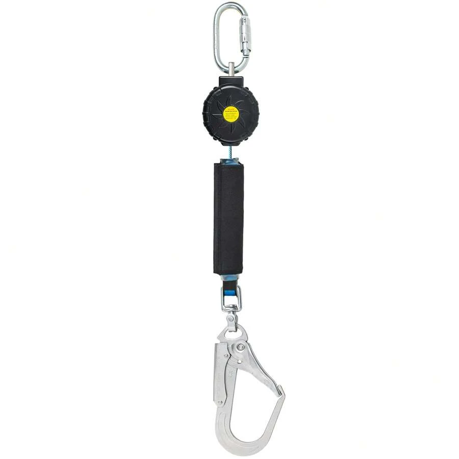 6FT Self Retracting Lifeline Fall Protection Retractable Safety Lanyard Rectracting Lifeline Personal Fall Arrest Protection ANSI Self Retractable Gear For Roofing Construction - Large Hook - View 1