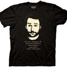 Always Sunny In Philadelphia It's Charlie Kelly Dating Profile Black Adult T-Shirt Tee (Adult Large) - 黑色 - 查看 1