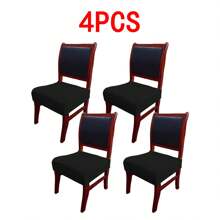 1/2/4/6pcs Thickened Corn Fleece Cushion Covers, Square Chair Pad Seat Covers For Dining Room, Kitchen, Chair Sofa, Removable Soft Cushion Slipcovers - Multicolor - View 48