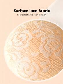 Lace Lift Push Up Invisible Silicone Bra Petals For Backless, Strapless Dresses, Low Cut Wedding Dresses, Thin Design For No Visible Lines