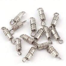 [20pcs Magnet Connector Buckle] 20pcs Connector Buckle Magnet Buckle - Silvery - View 2