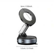 360° Rotating Magnetic Phone Holder, Foldable And Extendable, Compatible With IPhone 16/15/14/13/12, Suitable For Car/Shower/Travel/Gym/Smooth Mirror