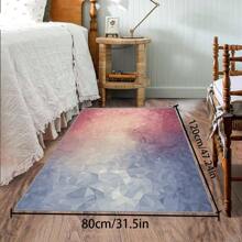 [Crystal Velvet 700g/㎡ Dotted Bottom 5mm Thick] 1 Pc Bohemian Style Area Rug, Solid Color Carpet, Soft Non-Slip Washable Rug For Indoor Outdoor Living Room Bedroom Kitchen Office Home Decor Corridor Runner Back To School
