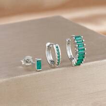 3PCS Round Circle Hoop Earrings Set For Women Tiny Stainless Steel Cartilage Piercing Earring Jewelry - 3pcs Earrings Set - View 16