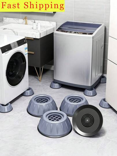 Juego de 16/12/8/4 piezas de almohadillas para pies de lavadora, alfombrillas antivibración de goma, almohadillas elásticas protectoras para muebles, alfombrillas para refrigeradores, herramientas pequeñas a prueba de humedad, almohadillas para patas de muebles para sofá/mesa/cama