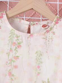 女童泡泡袖公主裙，新款儿童夏装 2025 童装女童连衣裙