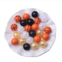 20pcs 20mm Bulk Price Cheap Handmade Colorful Style Mix Set Acrylic Gumball Beads For Chunky Bubblegum Beadable Keychain Jewelry Bracelet Necklace DIY Making - Multicolor - View 33