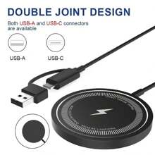 Fast Magnetic Wireless Charger Pad PD USB Wireless Charging Station Phone Earphone Chargers Compatible With Iphone 16 15 14 13 12 Pro Max