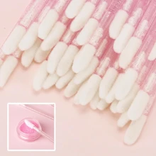 500 Lip Applicators Disposable Lip Brushes Crystal Lipstick Lip Gloss Wands, Pink - Pink - View 5