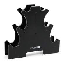 Dumbbell Weight Set W/ 3, 5 And 8 Pound Weights Storage Rack(Open Box) - 1 - View 10