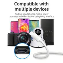 Cable de carga rápida USB tipo C de 6A y 1M a 14M de longitud extra, cables de carga USB-C para Android de 3M, 5M, 8M, 10M, 12M, 14M